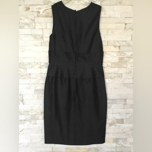 Eccoci Black Sheath Dress Sz 2 - Picture 3 of 6